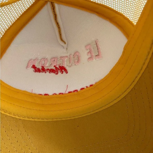 NWOT Anthropologie Worn/West Le Citron Trucker Hat - Picture 9 of 11